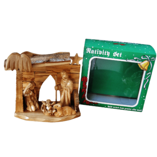 Olive Wood Holy Family Set