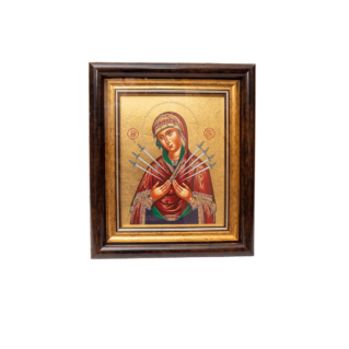 Seven Swords Painted Icon