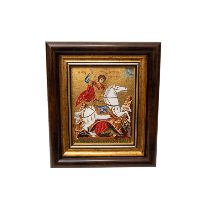 Saint George Painted Icon