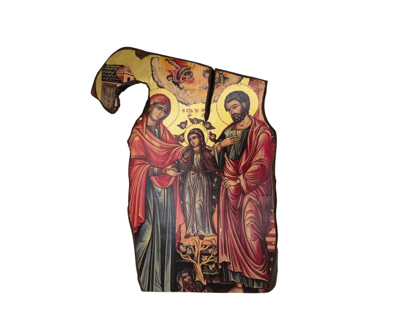 Saint Ann Saint Joachim and Virgin Mary Christian icon